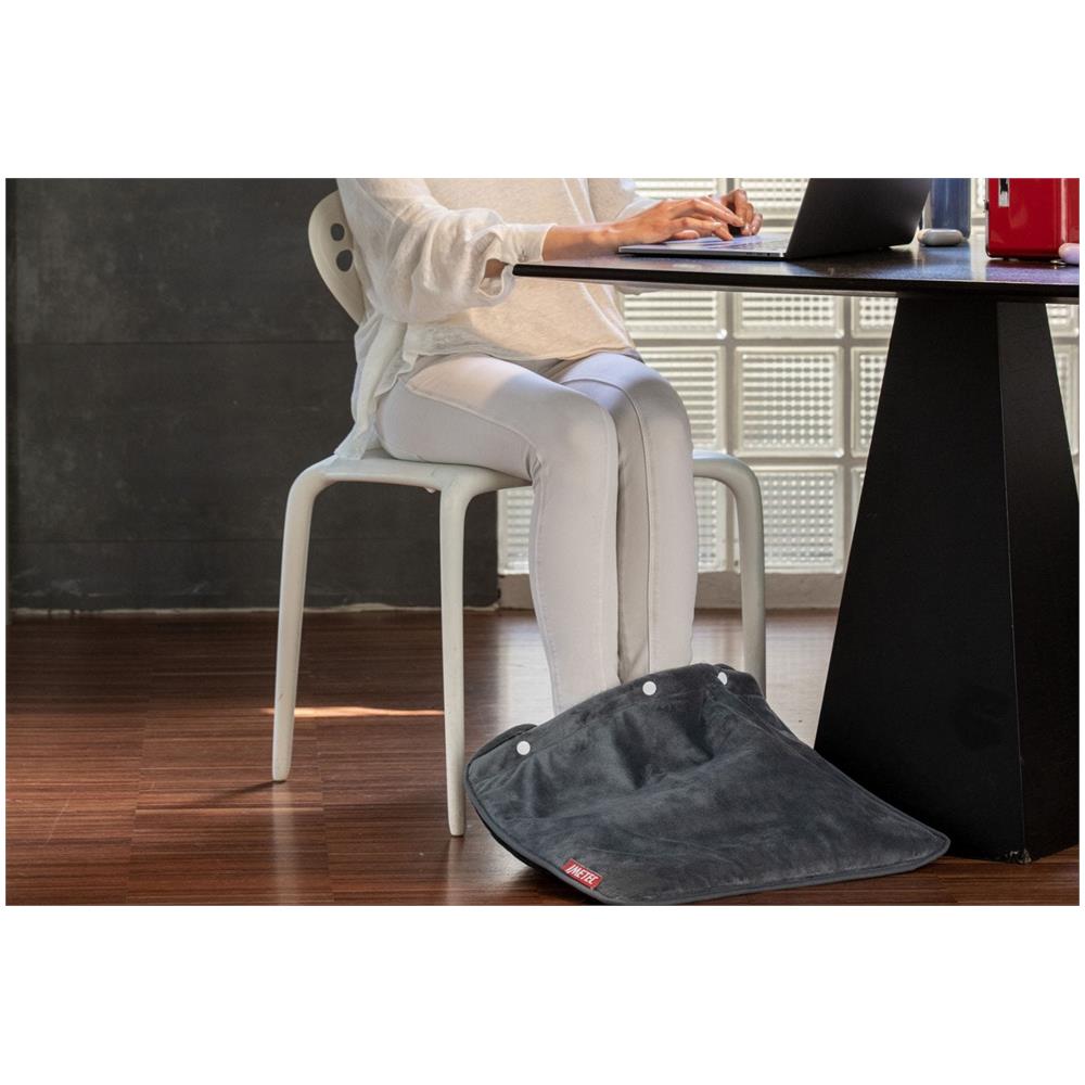 Scaldapiedi Intellisense Feet con Dimensioni 48 x 50 cm 5 Livelli Temperature Potenza 110 W Colore Grigio - Foto 7