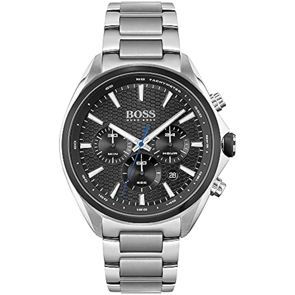 Orologio Con Cronografo Al Quarzo Da Uomo Con Cinturino In Acciaio Inossidabile Argentato - 1513857 - Foto 2