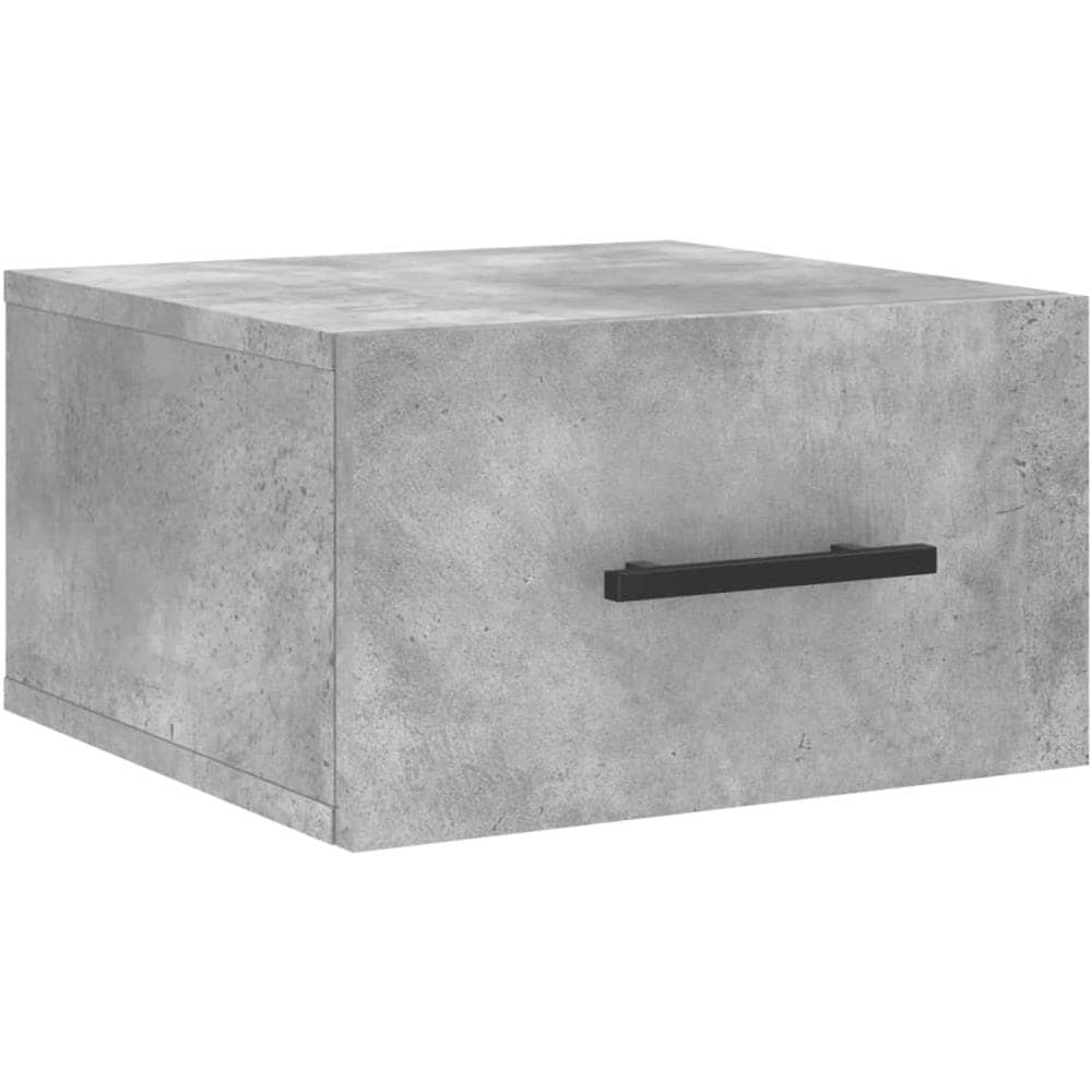 Comodino A Muro Grigio Cemento 35x35x20 Cm - Foto 2