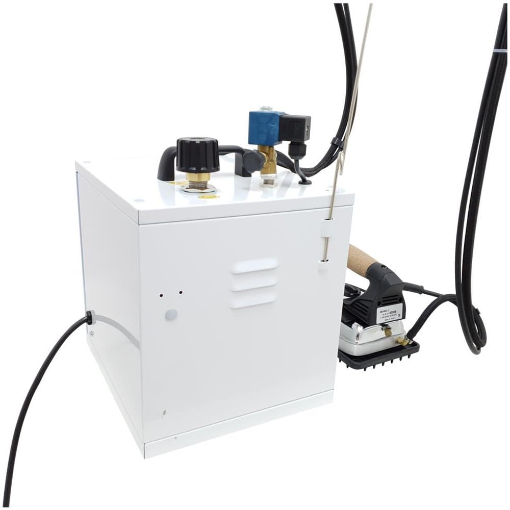 EOLO Ferro a Caldaia GVK5 V6 Professionale con Paravapore Caldaia in Rame a Risparmio Energetico Resistenza Esterna Anticalcare Corazza Acciaio Inox Garanzia 5 Anni - Foto 6