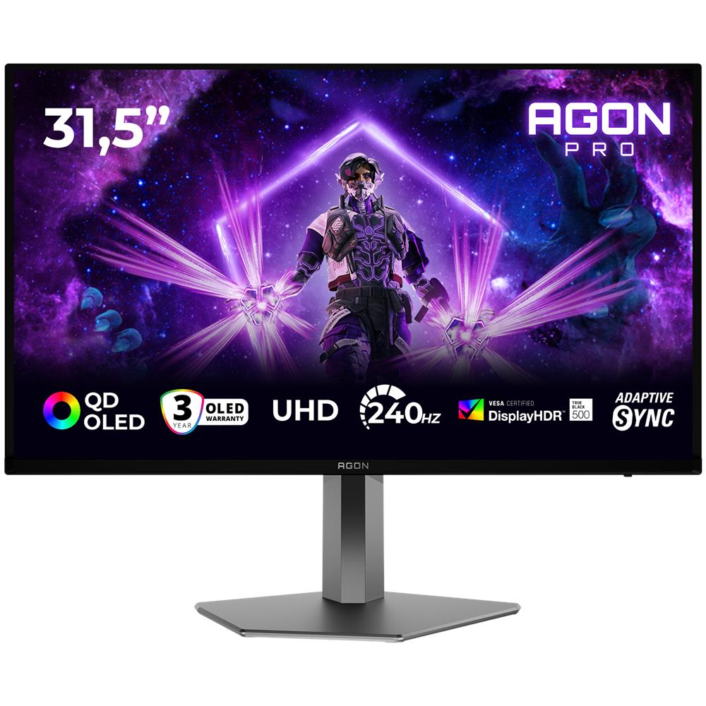 AGON PRO AG326UZD2 Monitor PC 80 cm (31.5") 3840 x 2160 Pixel 4K Ultra HD OLED Nero - Foto 1