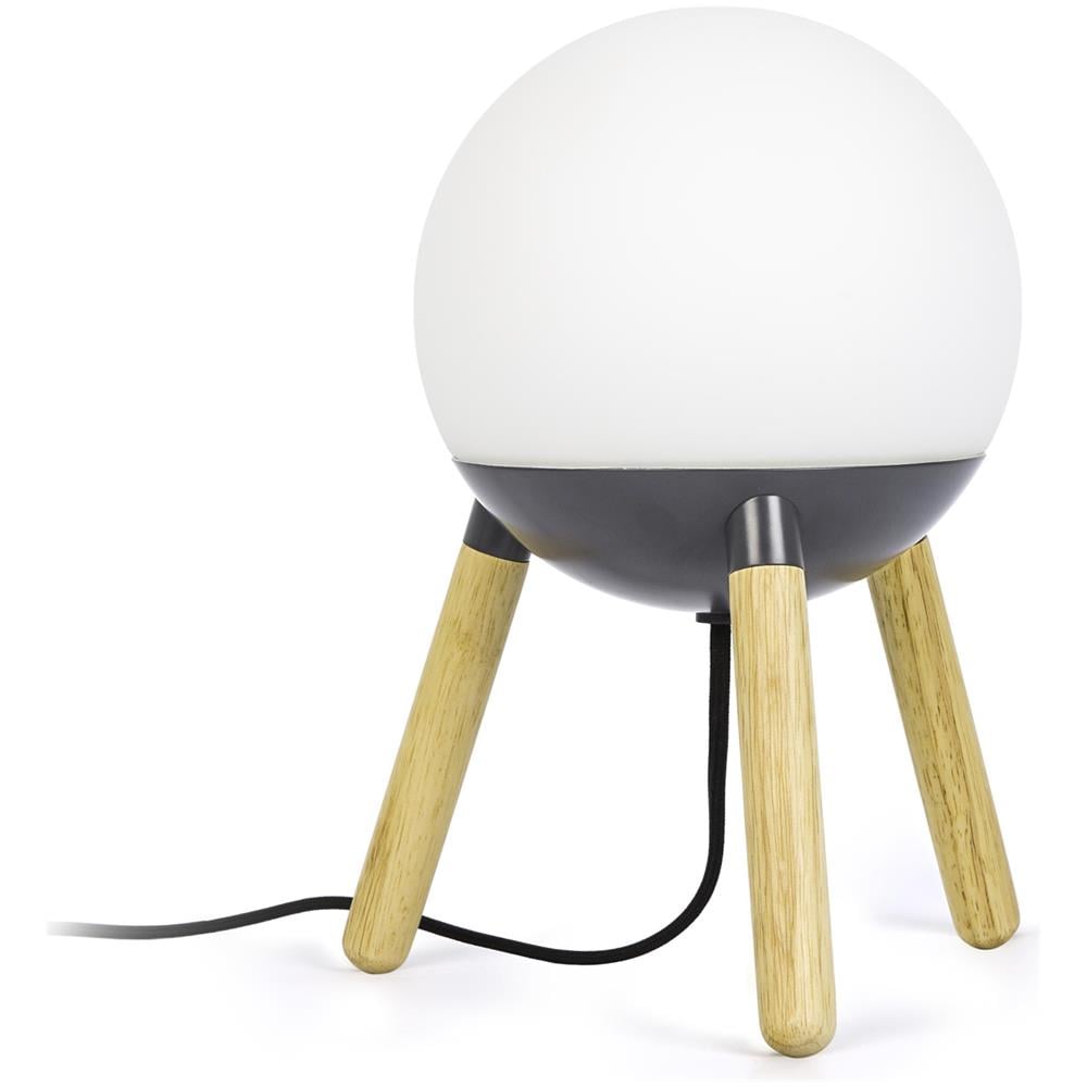 Lampada Da Tavolo Mine Grigio Scuro 28379 - Foto 1