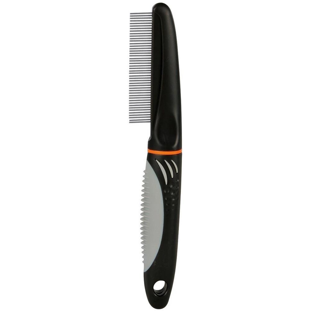 Pettine A Denti Fini Per Cani (22 Cm) (nero / grigio)  - Foto 1
