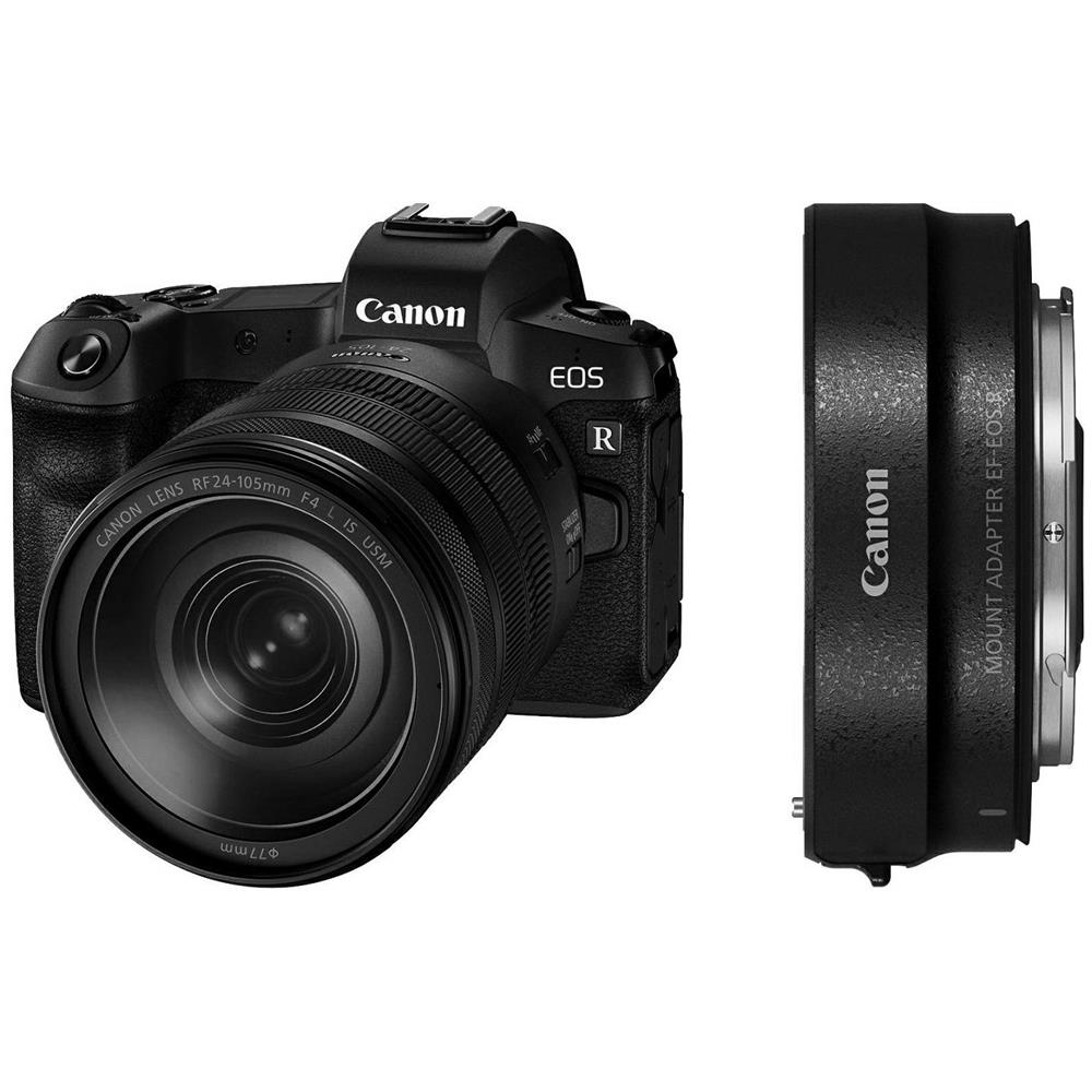 Fotocamera Mirrorless Canon Eos R + 24-105mm Rf + Adapter - Foto 1