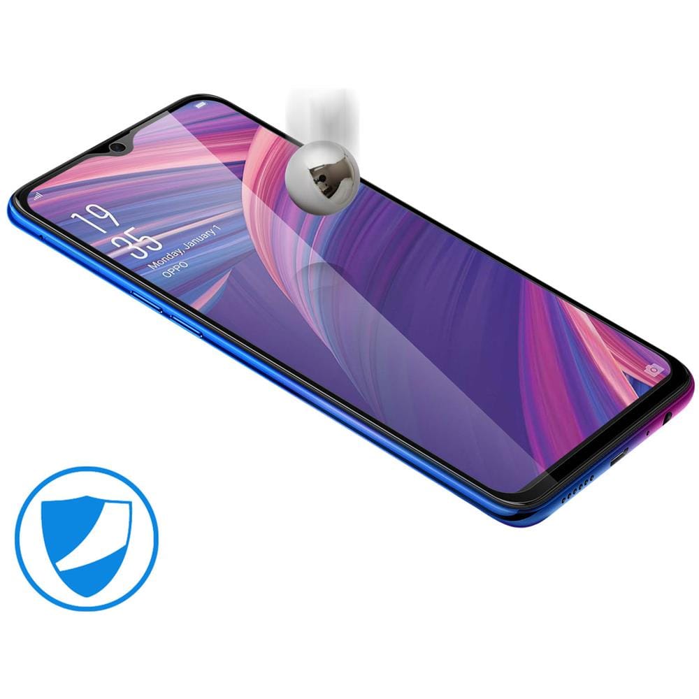 Pellicola Oppo Rx17 Pro Vetro Temperato Smussato Nero - Foto 2
