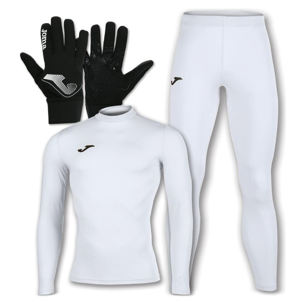 Combo Intimo Maglia Termica + Calzamaglia + Guanti Bianco - Taglia: Unica - Colore: Bianco - Foto 1