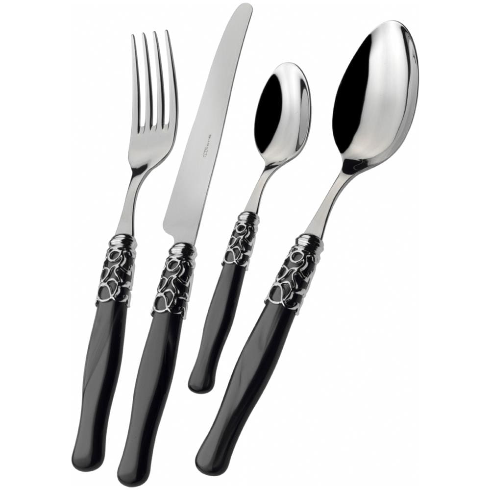 Servizio Posate 50 Pz. ""selene"" Nero. cr - Foto 1