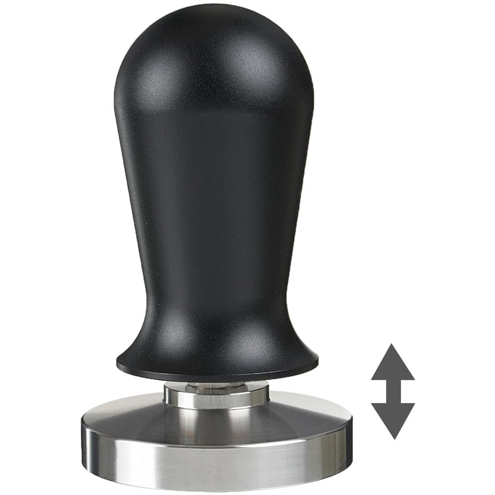 Scarlet Espresso Tamper ""perfetto"", Timbro Espresso Calibrato Per 35 Libre Di Pressione, Impugnatura Ergonomica, Accessori Per Portafiltri Nero 49 Mm - Foto 1