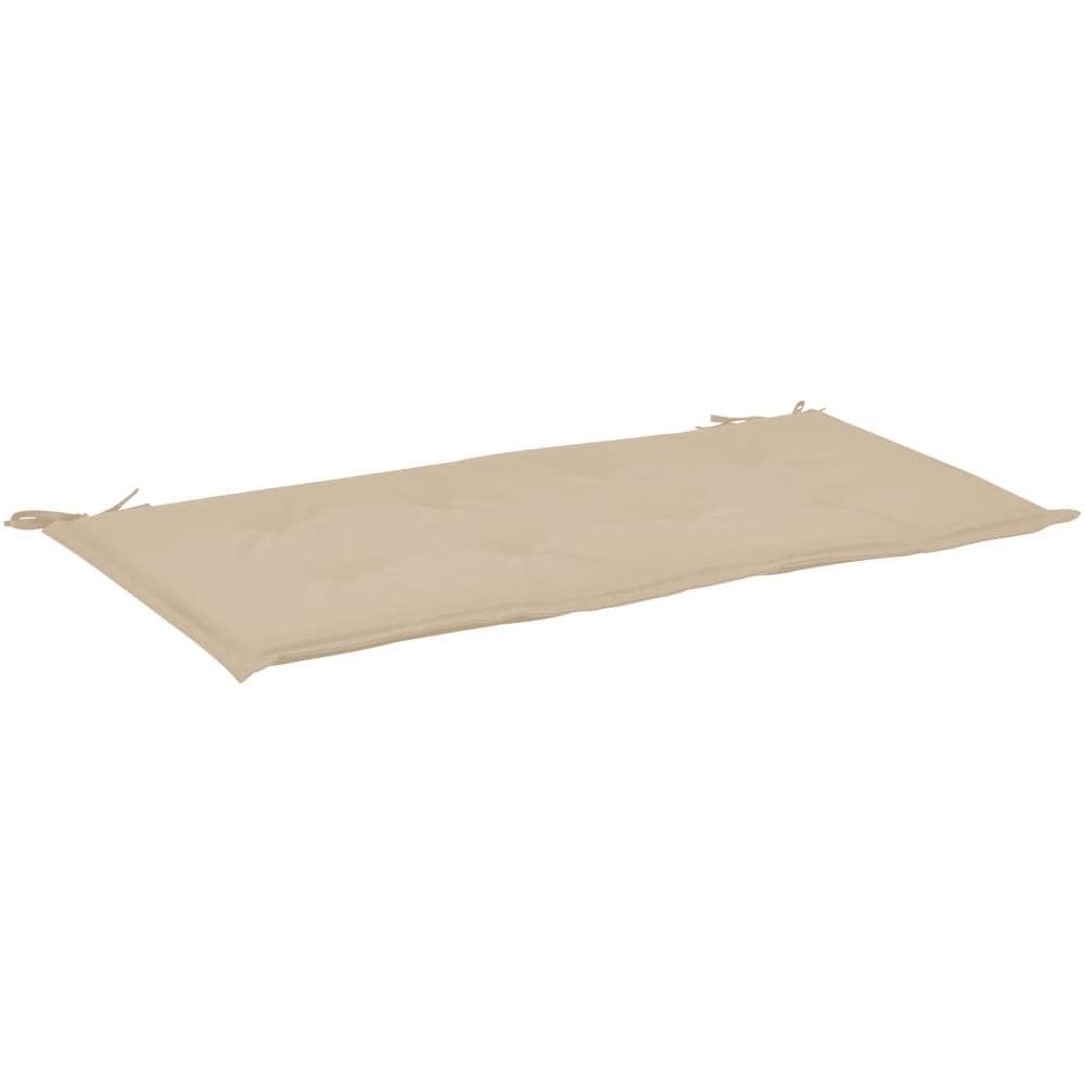 Cuscino per Panca da Giardino Beige 120x50x4 cm - Foto 2