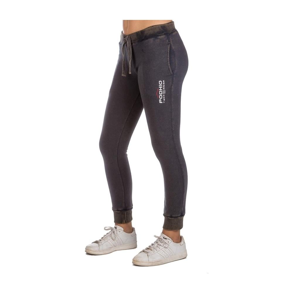 PODHIO - Pantaloni In Felpa Snow Washed Donna - Blue Navy M - ePRICE