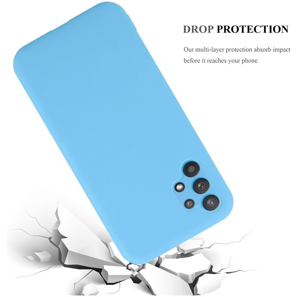 Custodia Compatibile Con Samsung Galaxy A32 4g In Candy Blu - Coperchio Protettivo In Silicone Tpu Flessibile - Foto 8