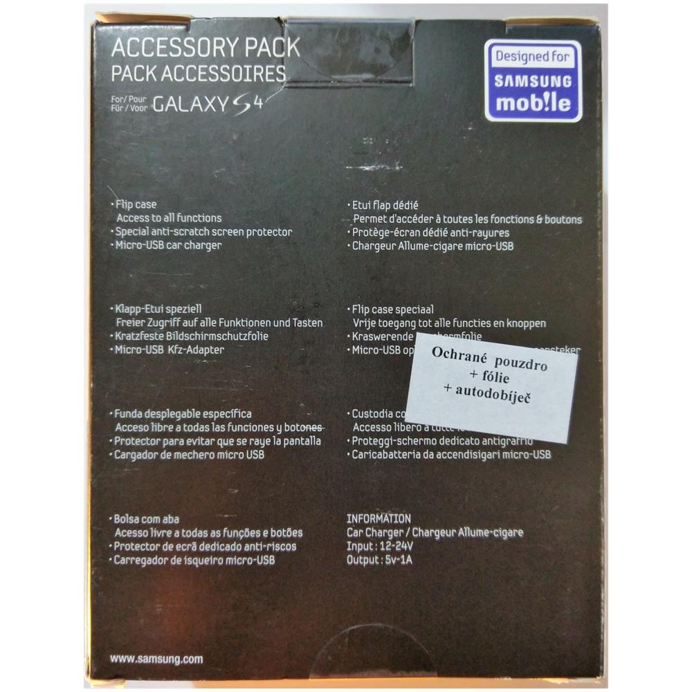 Kit Pack Accessori Custodia Cover Caricabatteria Per Galaxy S4 Originale Samsung - Foto 4