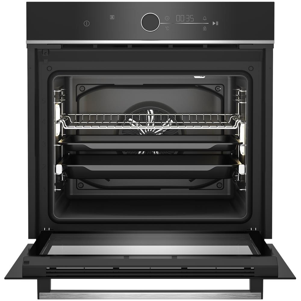 Forno Elettrico da Incasso bPRO 500 BBIM13400XS Capacità 71 L Multifunzione Ventilato Pulizia a Vapore Potenza 3300 W Colore Nero - Foto 7