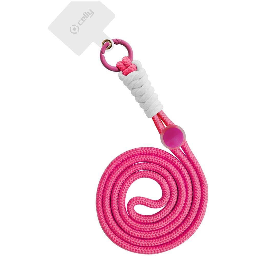 NECKLACE UNI NYL PINK FL - Foto 1