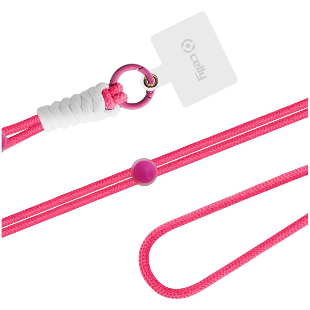 NECKLACE UNI NYL PINK FL - Foto 3