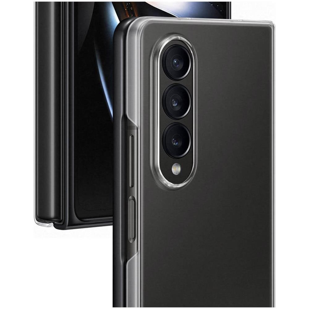 Cover Per Galaxy Z Fold 4 Silicone Anti-ingiallimento Clear Trasparente - Foto 2