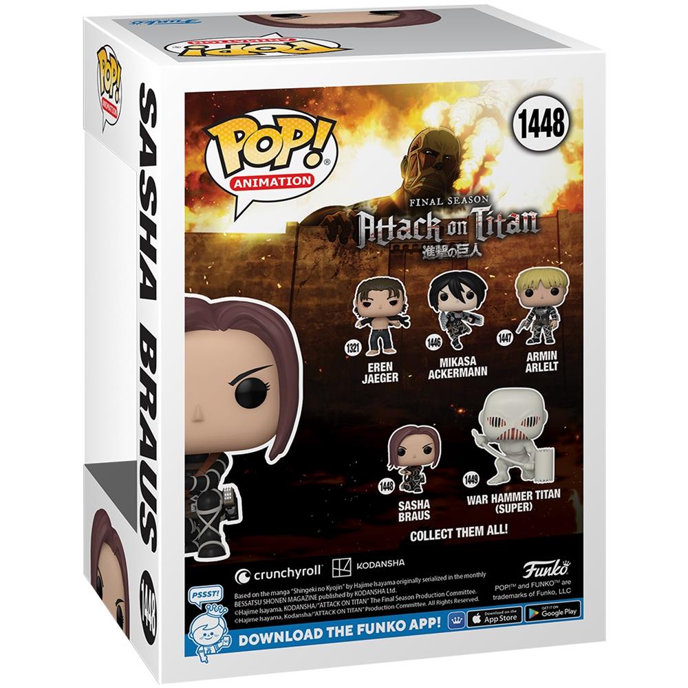 Pop! Animation: Attack On Titan Final Season - Sasha Braus - Foto 3