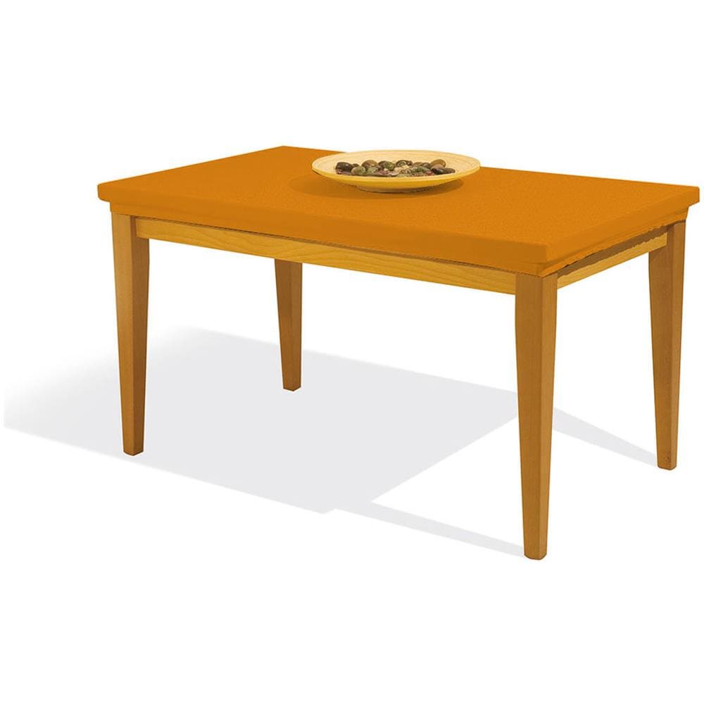 Copritavolo Antimacchia Elasticizzato  In Tinta Unita Copri Tavola Genius 12 Posti Arancione 1009 - Foto 1