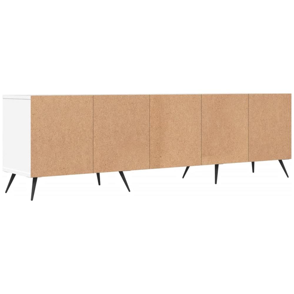 Mobile Porta Tv Bianco 150x30x44,5 Cm In Legno Multistrato - Foto 8