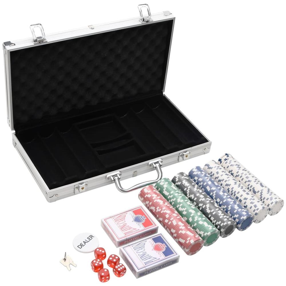 Set Di Fiches Da Poker 300 Pz 11,5 G - Foto 1