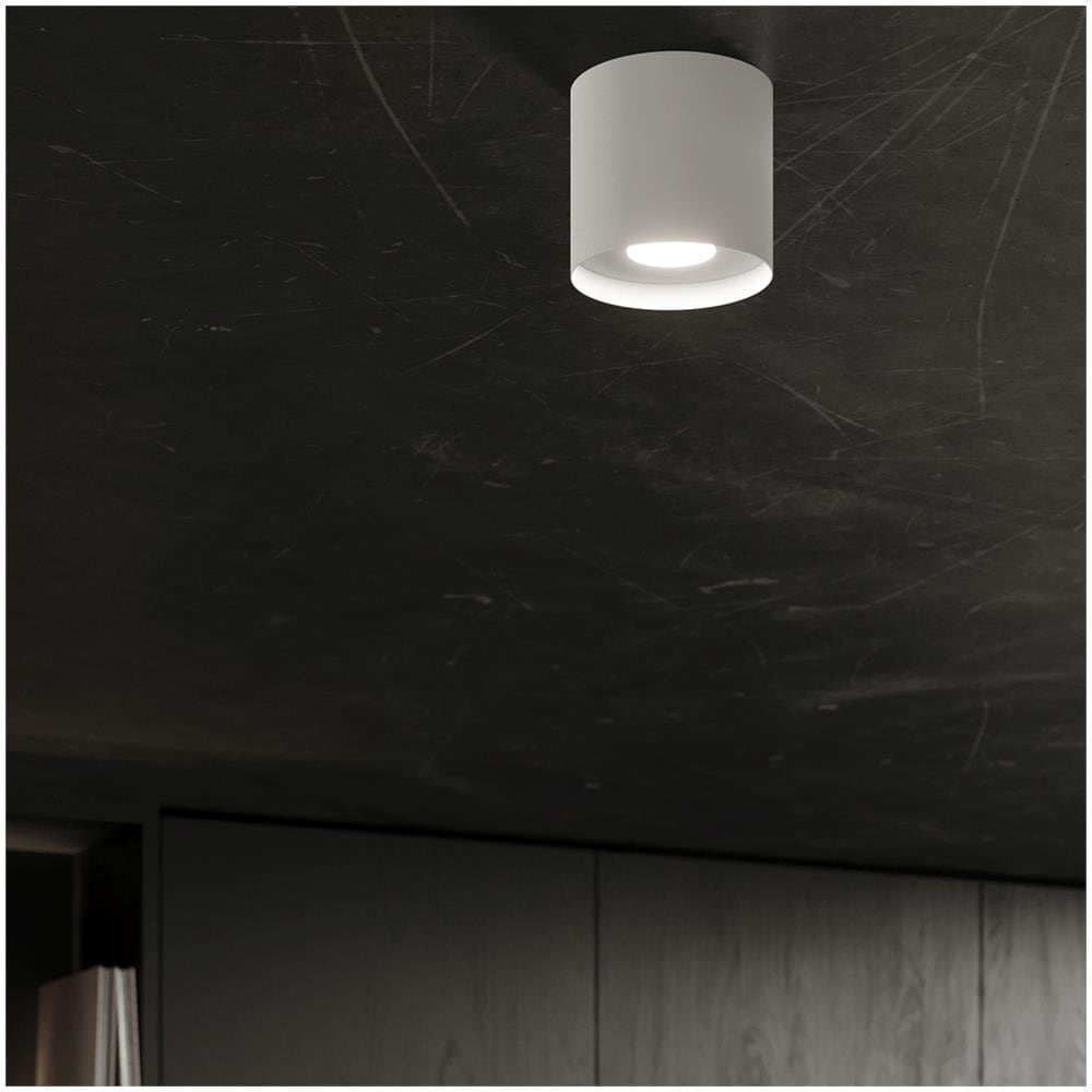 Lampada Da Soffitto Mika Bianco Sl. 1280 - Minimalista Lampade Da Soffitto Bianco 11x12x12 Cm - Foto 7