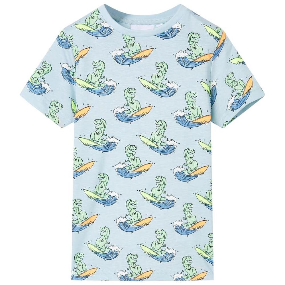 Pigiama da Bambino a Maniche Corte Azzurro 140 - Foto 2