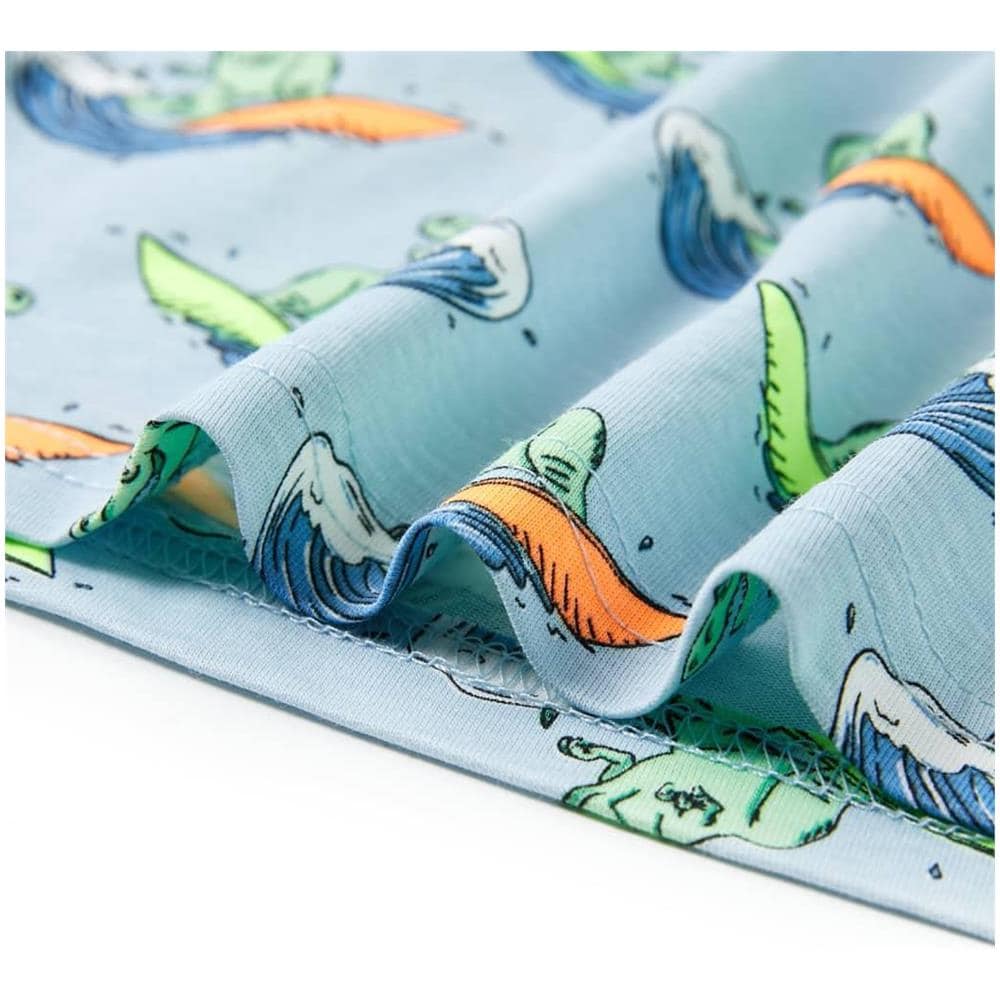 Pigiama da Bambino a Maniche Corte Azzurro 140 - Foto 9