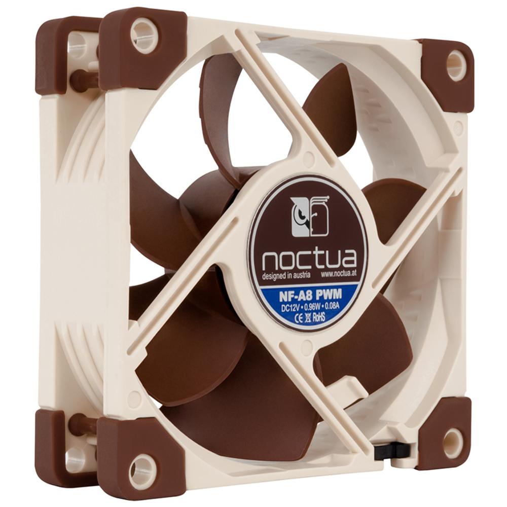 NF-A8 PWM, Refrigeratore, 8 cm, 450 RPM, Beige, Marrone, 0,96W, 0,08A - Foto 1