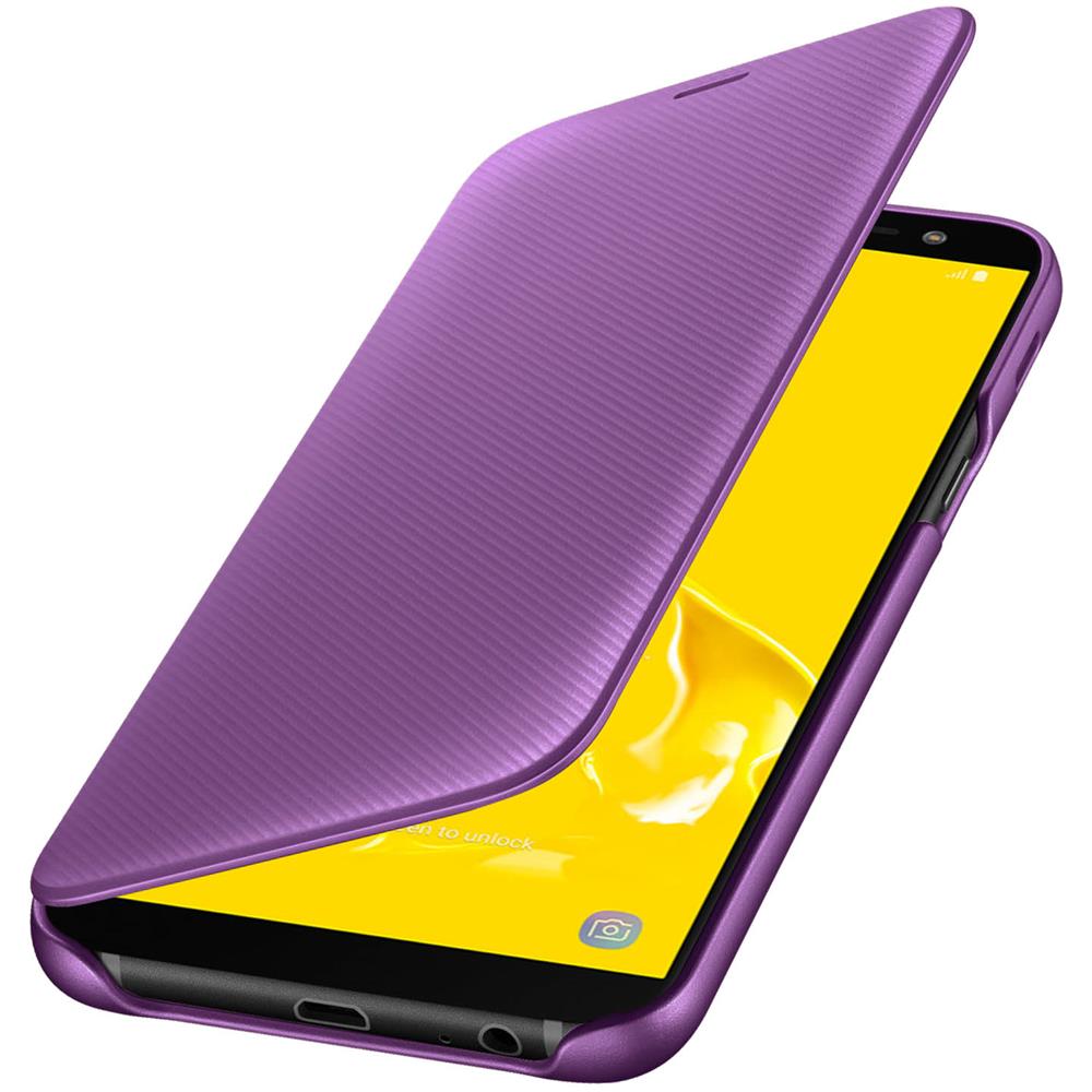 Wallet Cover Galaxy J6 2018 Originale Antishock Viola - Foto 2