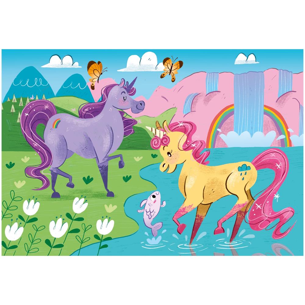 CLM24754 2 Puzzle da 20 Pezzi - Unicorni Brillianti - Foto 3