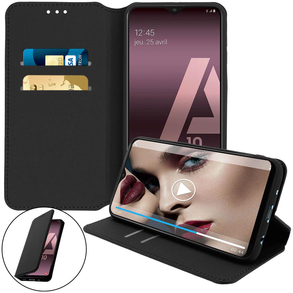 Custodia Samsung Galaxy A10 Portacarte Funzione Supporto Nero - Foto 2