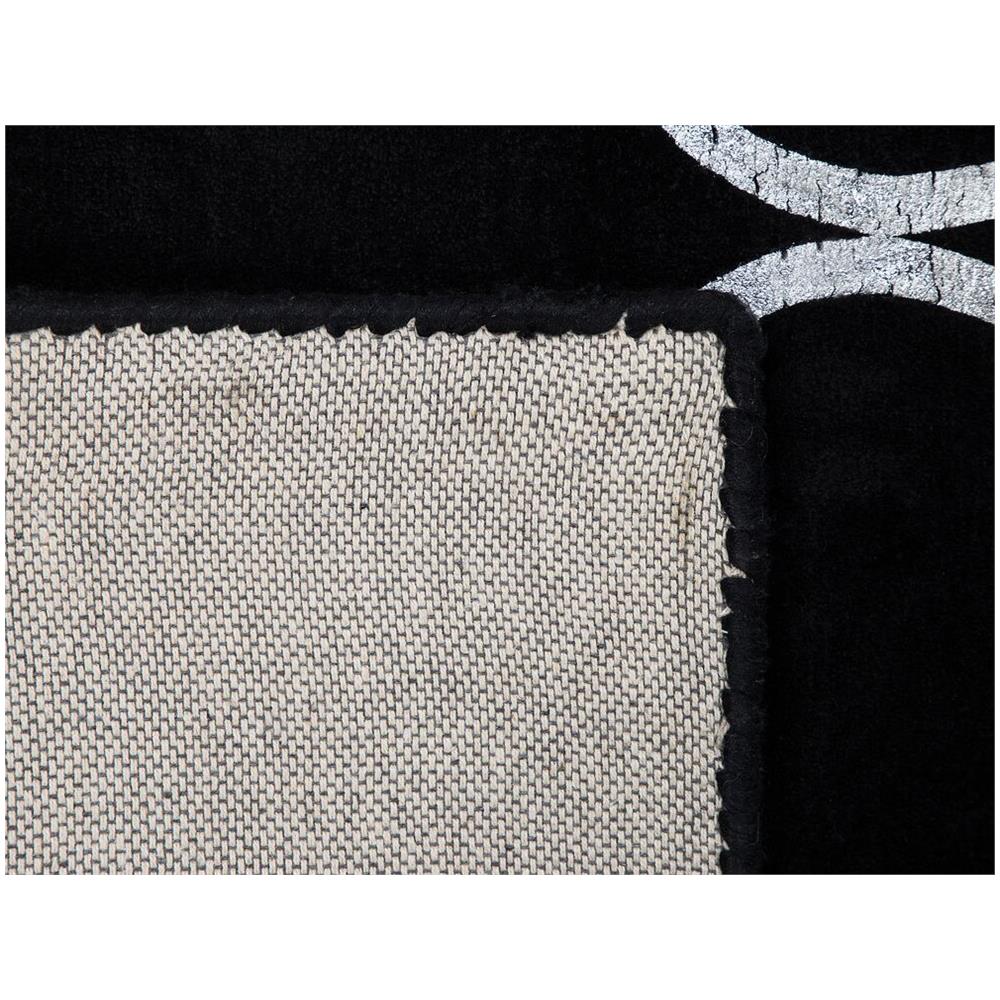 Tappeto A Pelo Corto Nero / argento 140 X 200 Cm Yelki - Foto 12