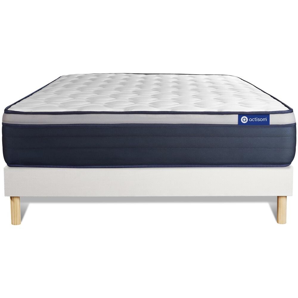 Kit Rete E Materasso Matrimoniale Actilatex Max 150x195cm - Spessore : 26cm - Lattice E Memory Foam - Rigido - Foto 1