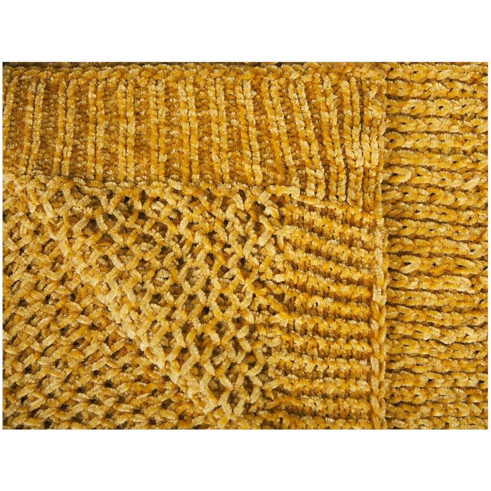 Coperta Di Plaid Giallo 150 X 200 Cm Haifa - Foto 2