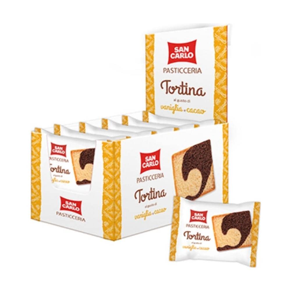 Tortina Vaniglia E Cacao San Carlo Confezione Da 18 Pezzi 50 Grammi - Foto 2