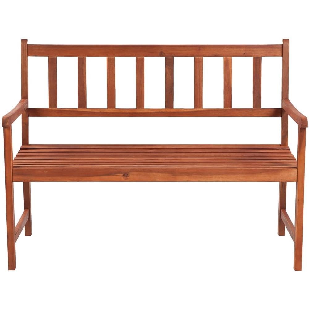 Panca Da Giardino Con Cuscino 120 Cm In Massello Di Acacia - Foto 2