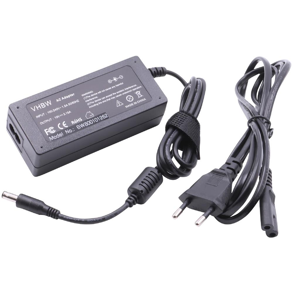 VHBW - Alimentatore Compatibile Con Samsung Q210, Q210-aura, Q210-aura  P8400 Terence, Q25, Q30, Q30 Plus Notebook, 60 W - ePRICE