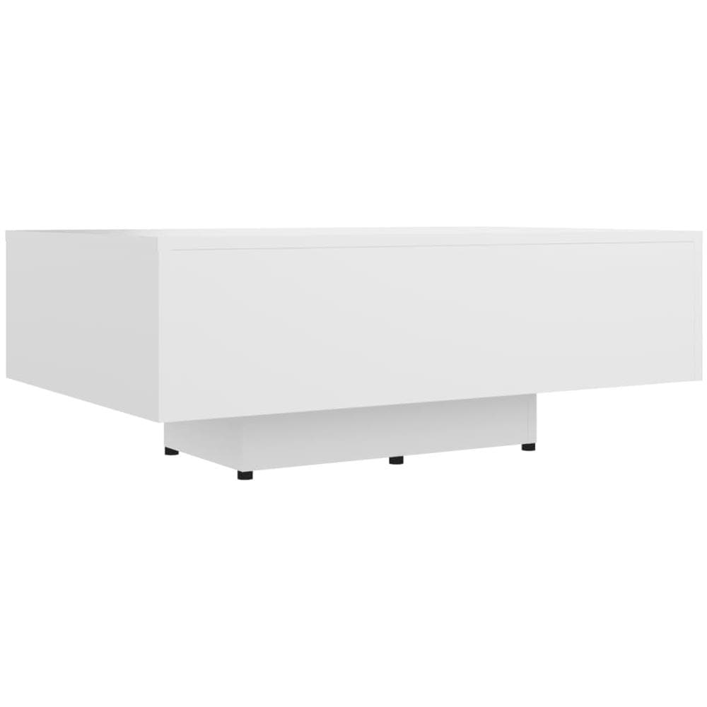 Tavolino da Salotto Bianco 85x55x31 cm in Legno Multistrato - Foto 2