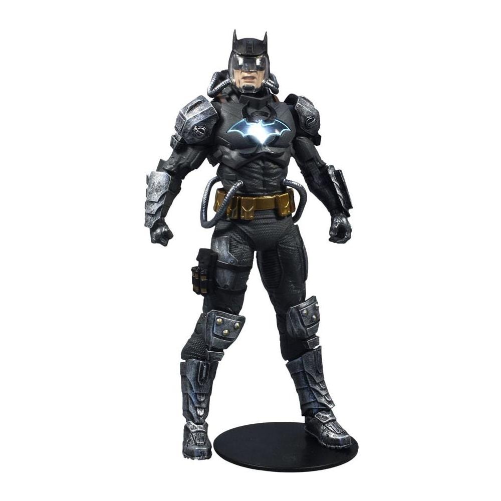 Dc Multiverse Action Figure Batman Hazmat Suit Gold Label Light Up Batman Symbol 18 Cm - Foto 1