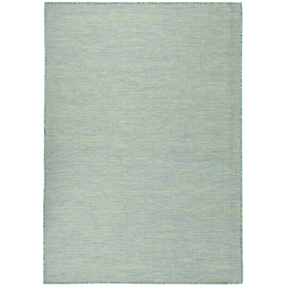 Tappeto Da Esterni A Tessitura Piatta 200x280 Cm Turchese - Foto 1