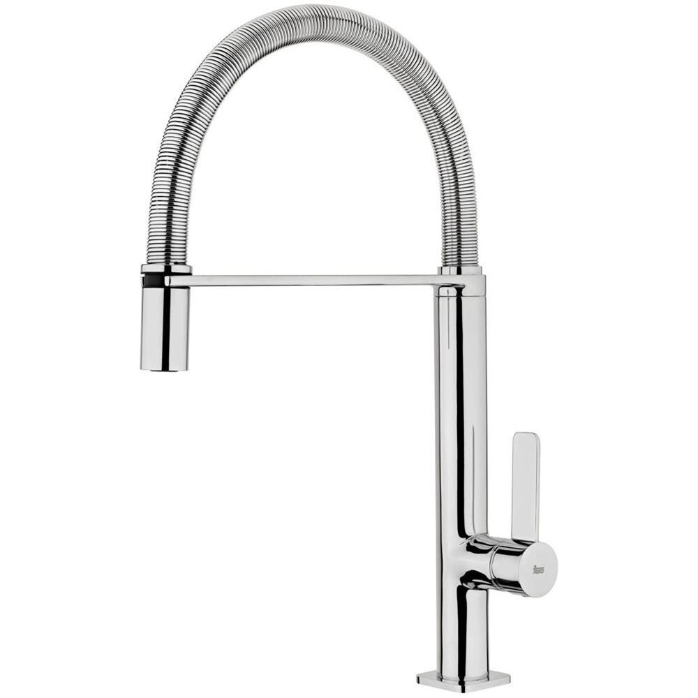 Miscelatore monocomando per cucina con doccia FO 939 Colore cromato - Foto 1