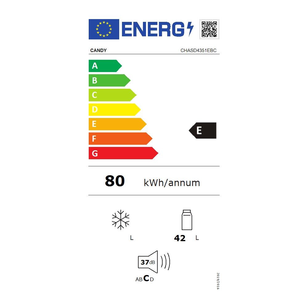 CHASD4351EBC frigorifero Libera installazione 42 L E Nero - Foto 2