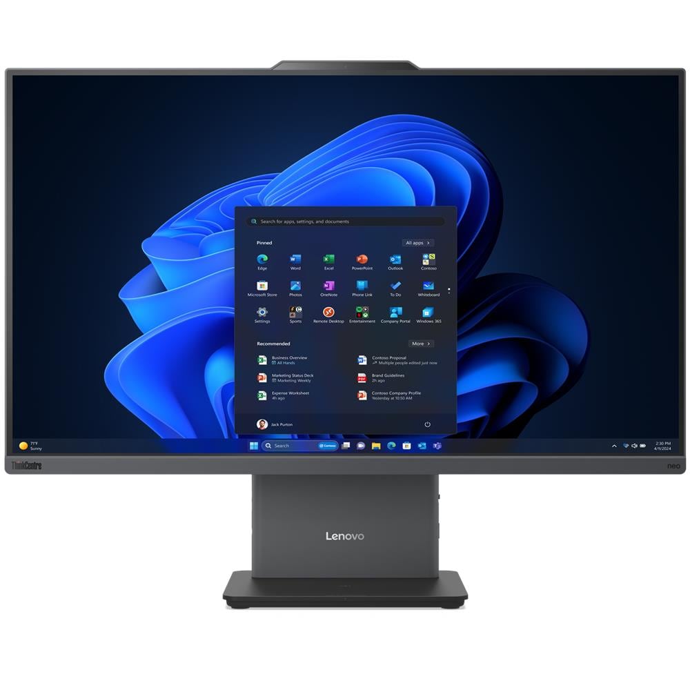 Pc Desktop ThinkCentre Neo Intel Core i5-13420H 27" Hexa Core 4.6 GHz Ram 16 GB SSD 512 GB 2xUSB 2.0 Windows 11 Pro - Foto 1