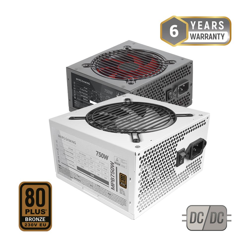 Alimentatore per Computer MPB750750 W 20+4 pin ATX ATX Bianco - Foto 2