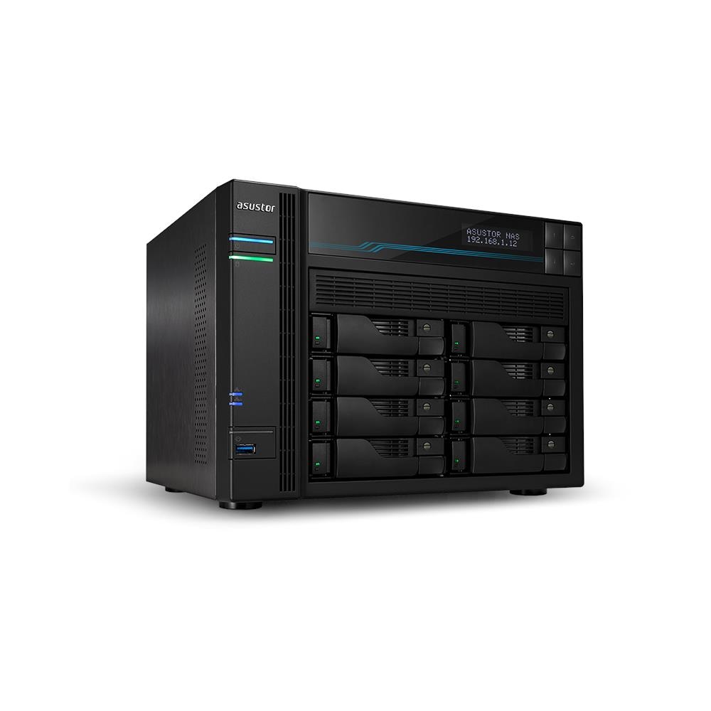 AS6508T NAS Tower Intel Atom® C3538 8 GB DDR4 0 TB ADM Nero - Foto 1