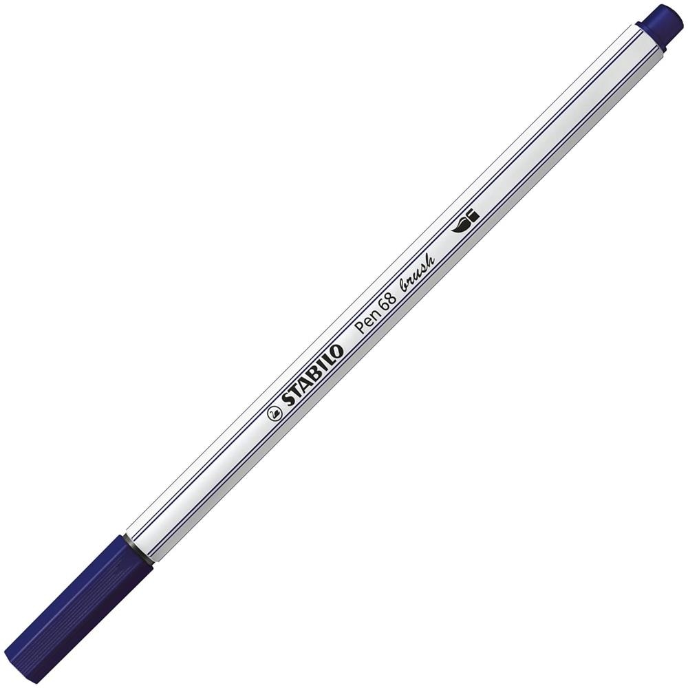 Pen 68 brush - Pennarello Premium con punta a pennello - Confezione da 10 - Blu di Prussia - Foto 2