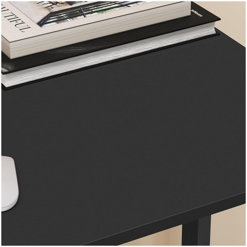 Scrivania per computer pieghevole MAX 1.0 in truciolato nero e acciaio - Foto 8