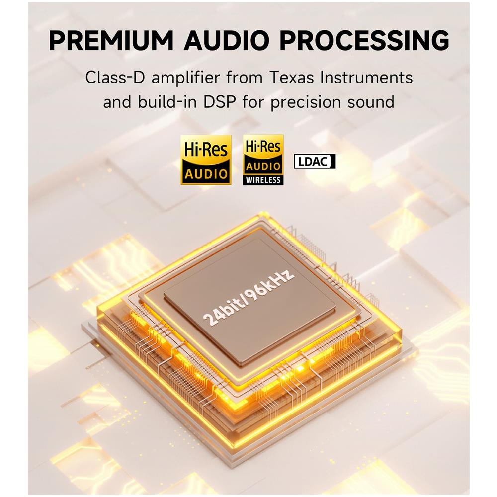 M60 Diffusori multimediali Bluetooth, 66W RMS, Hi-Res LDAC, USB-C, diffusori da scrivania, nero - Foto 2
