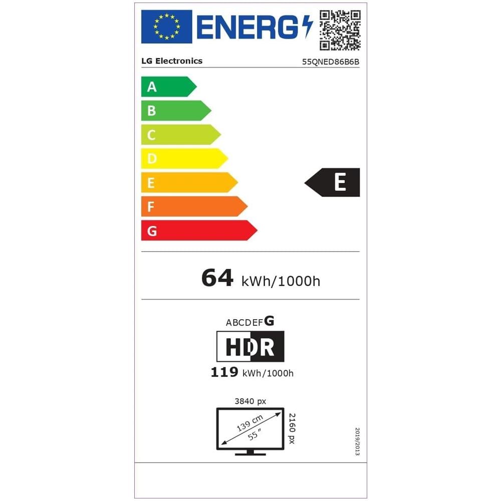 Smart TV 55" (MiniLED) WebOS QNED86B evo AI Nero - Foto 2