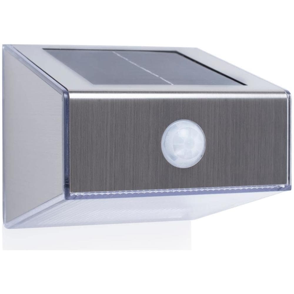 Applique Solare e Sensore PIR Trapezoidale Argento 5000.702 - Foto 1